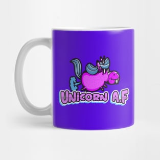 Unicorn AF, Funny Cute, Unicorn Gift, Unicorn Meme Mug